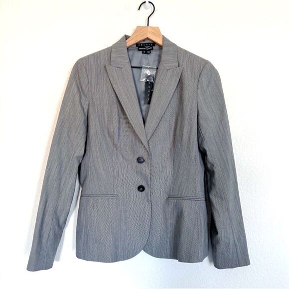 Theory Nichelle Wool Blazer Gray - Picture 1 of 10